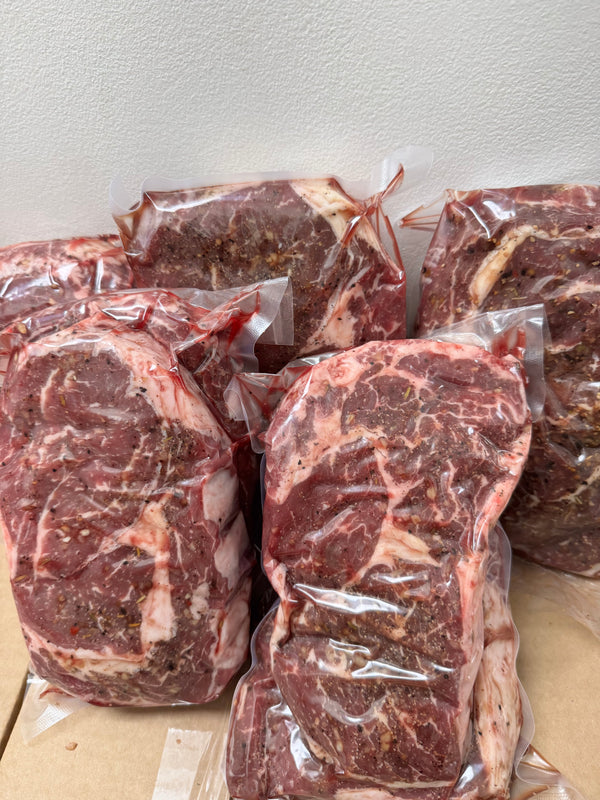 Seasoned Ribeye package